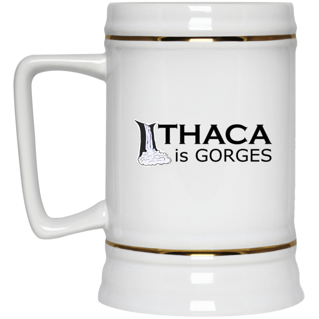 Ithaca Is Gorges 22oz. Beer Stein (Color Graphic)