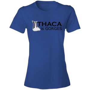 Ithaca is Gorges Lightweight Ladies T-Shirt (Color Graphic)