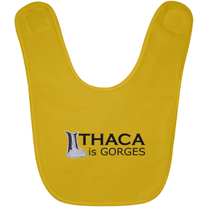 Ithaca is Gorges Baby Bib (Color Graphic)