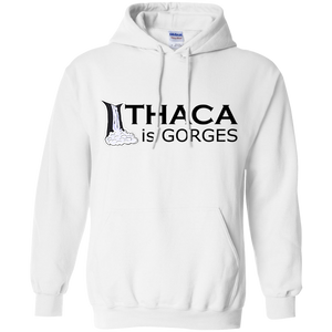 Ithaca Is Gorges Pullover Hoodie 8 oz. (Color Graphic on Front)