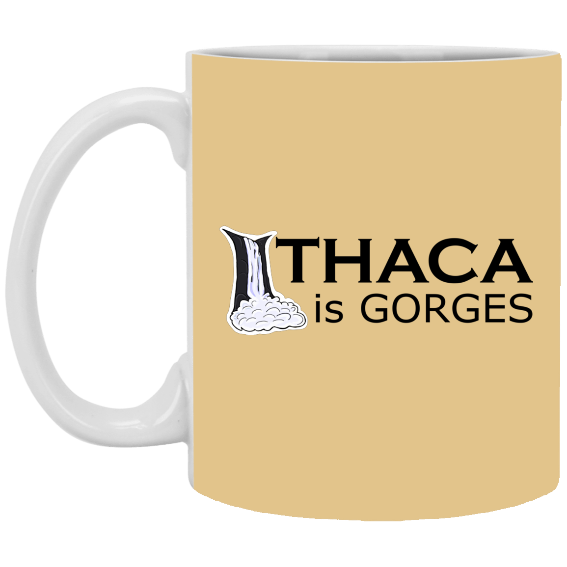 Ithaca Is Gorges 11 oz. White Mug  (Color Graphic)