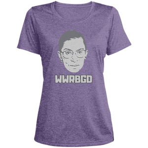 WWRBGD Ladies Heather Scoop Neck Shirt