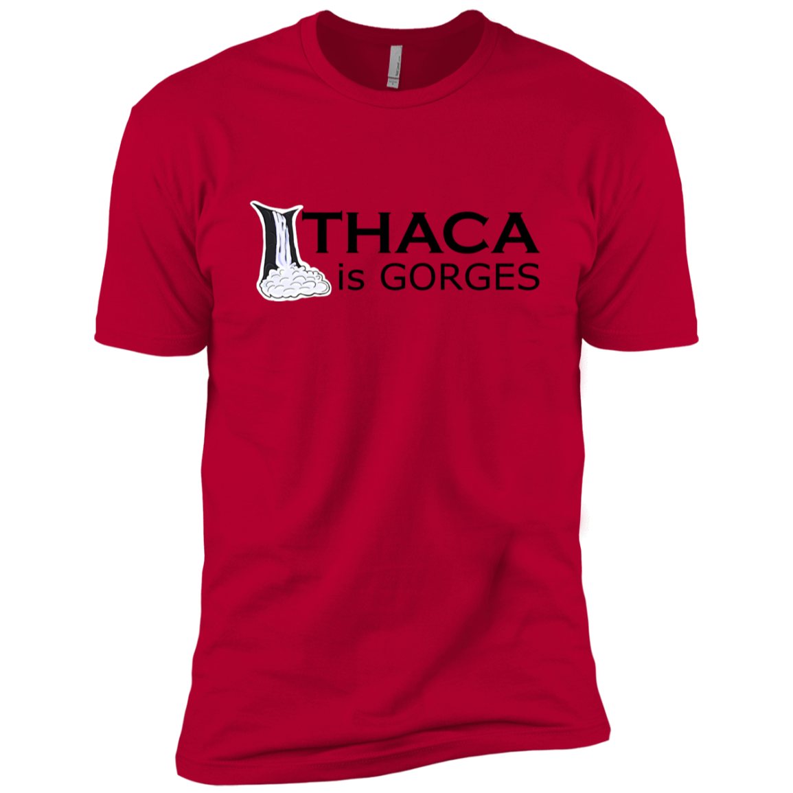 Ithaca is Gorges Youth Cotton T-Shirt (Color Graphic)