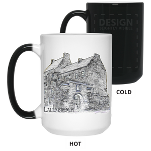 Jamie Fraser Mug | Outlander TV Series | Lallybroch Scottish Castle | JAMMF 15 oz. Color Changing Coffee Cup | Ceramic Drinkware
