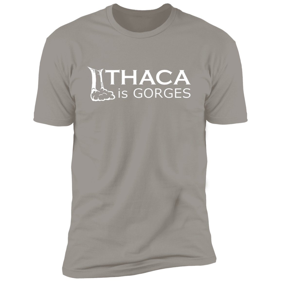Ithaca Is Gorges Shirt (White Graphic)