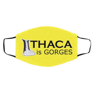 Ithaca Is Gorges - Med/Lg Face Mask (Color Graphic)