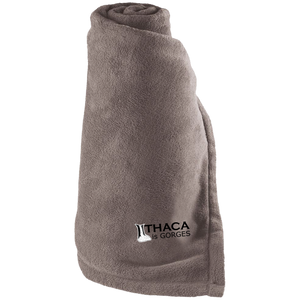Ithaca Is Gorges Large Fleece Blanket (Color Graphic)