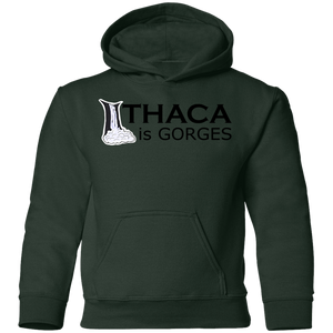 Ithaca is Gorges Youth Pullover Hoodie (Color Graphic)