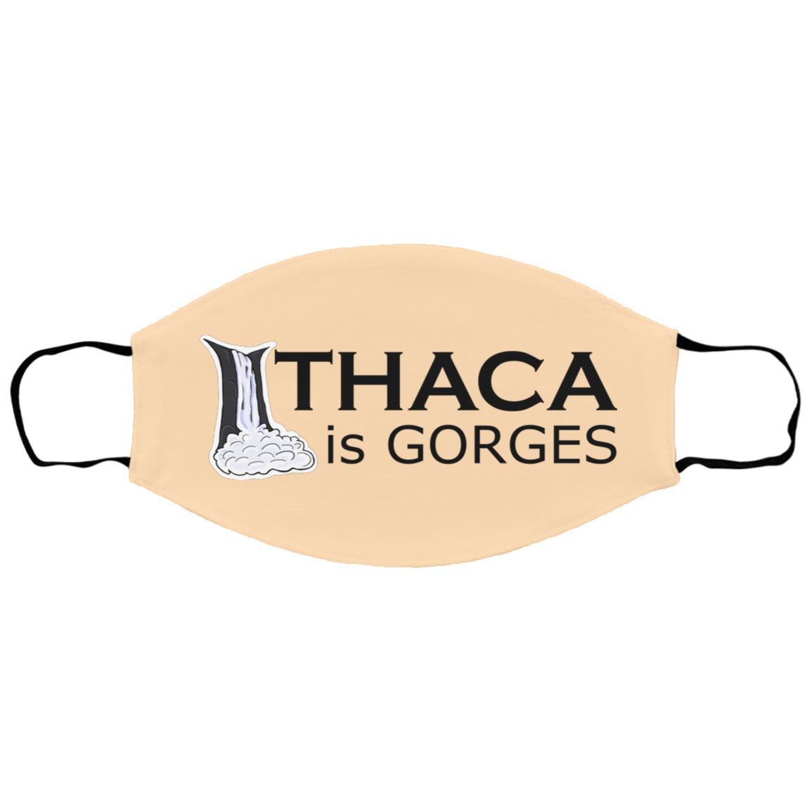 Ithaca Is Gorges - Sm/Med Face Mask (Color Graphic)