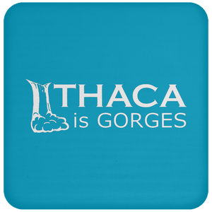 Ithaca Is Gorges Coaster (White Graphic)