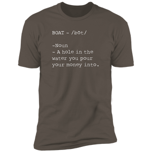 Definition of a Boat Shirt (White Graphic)