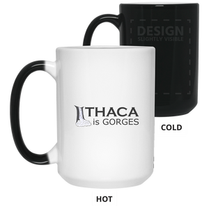 Ithaca Is Gorges 15 oz. Color Changing Mug (Color Graphic)