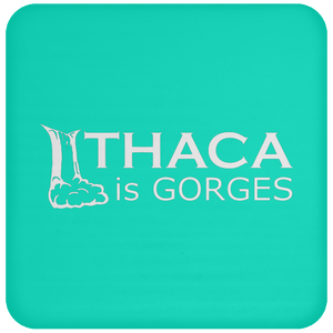 Ithaca Is Gorges Coaster (White Graphic)